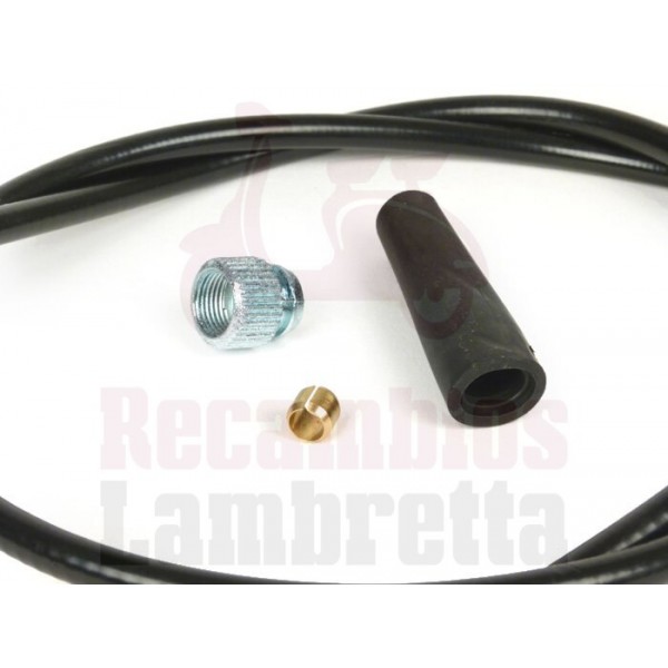 Lambretta Completo Cable Del Embrague Negro Li/Sx/TV/GP 